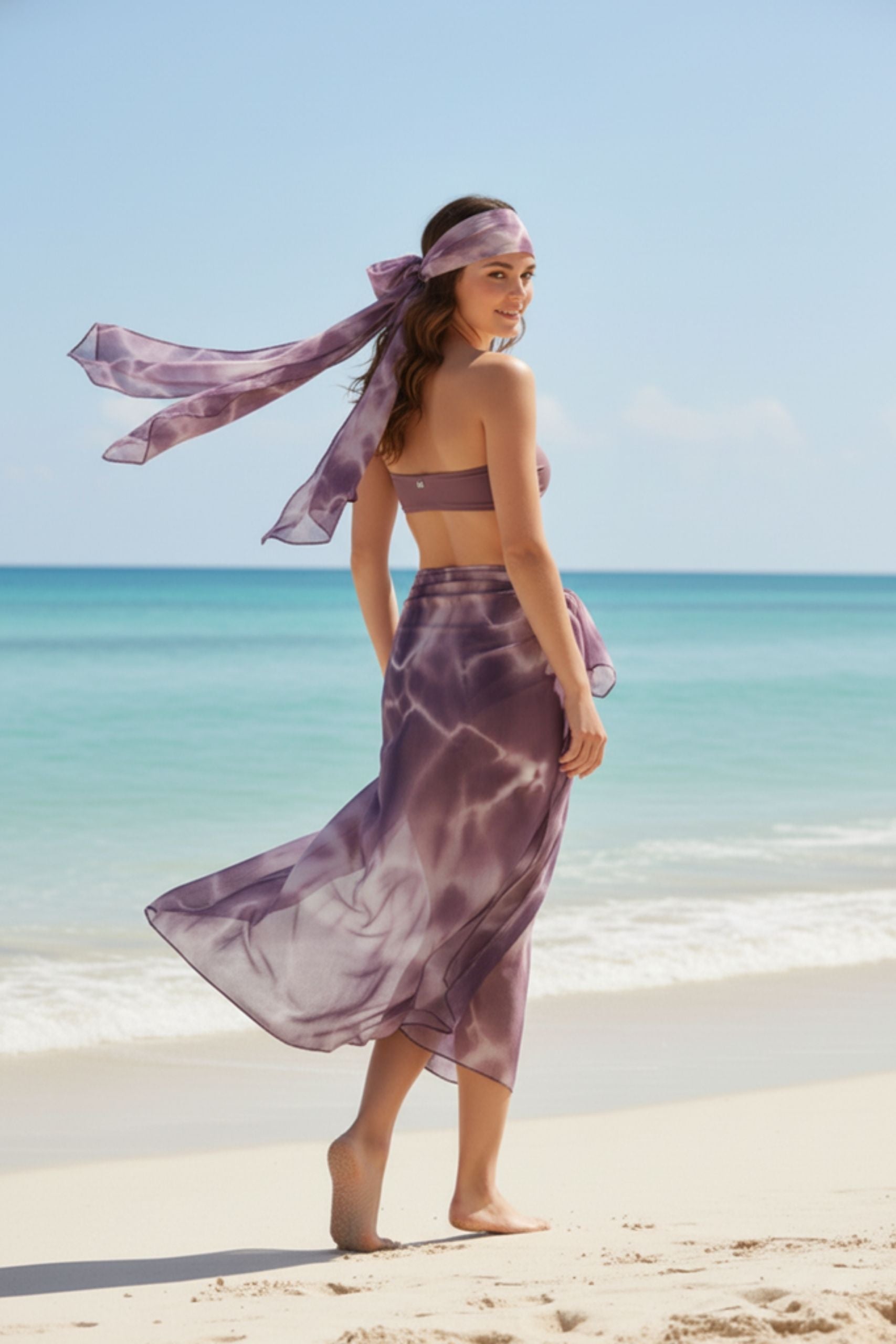 WILD BERRY BEACH WRAP