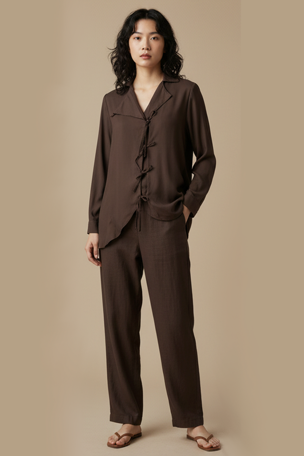 CLAY PANTS AND SHIRT SET