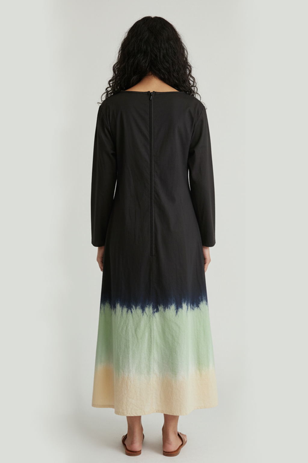 PISTACHIO BROWNIE BOATNECK DRESS