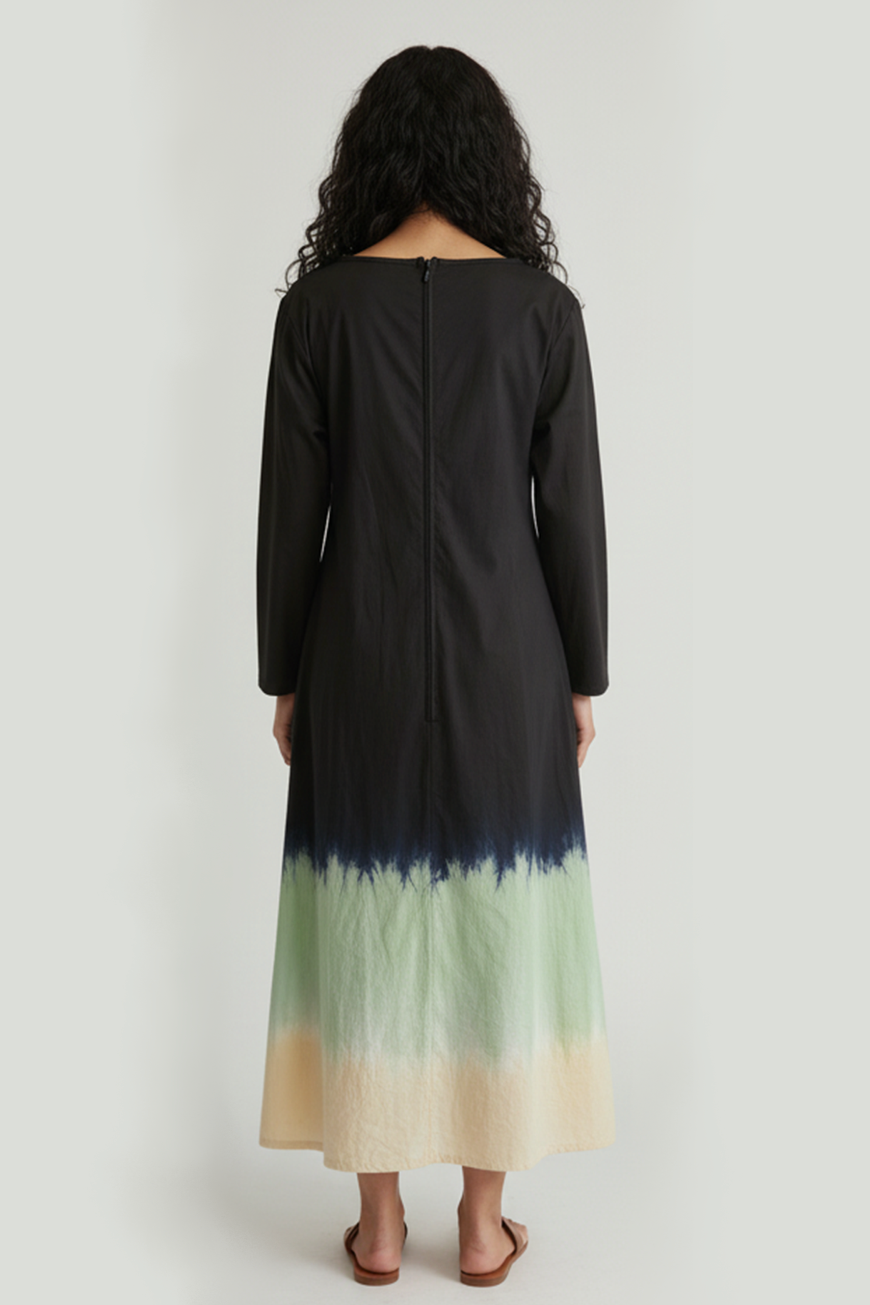 PISTACHIO BROWNIE BOATNECK DRESS