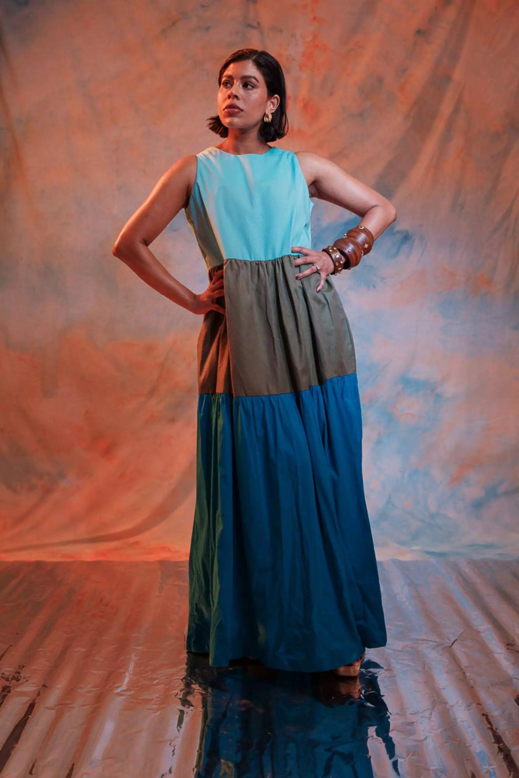 LIGHT BLUE SUZIE DRESS L