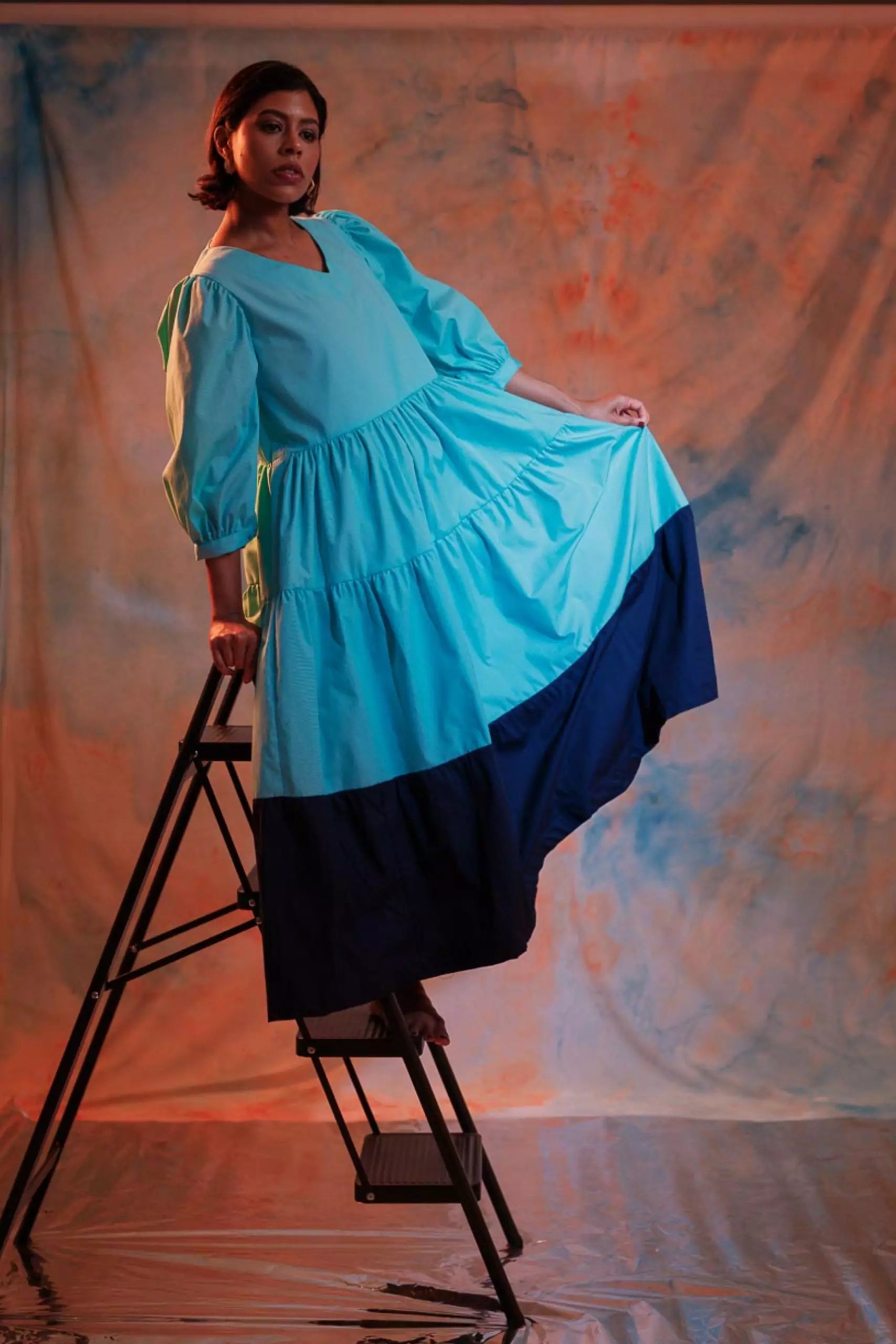 ICE BLUE CHLOE DRESS L