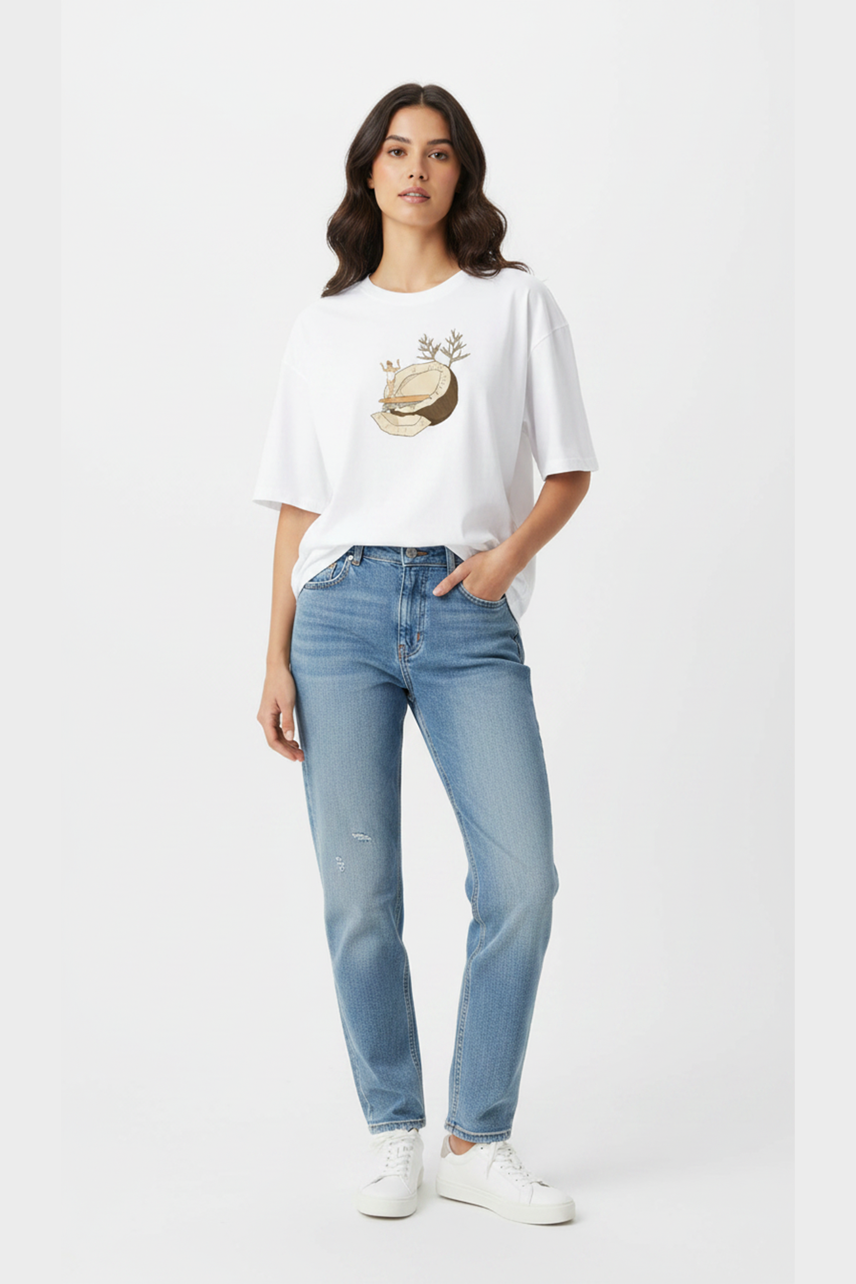 COCONUT SURFER PRINTED TEE