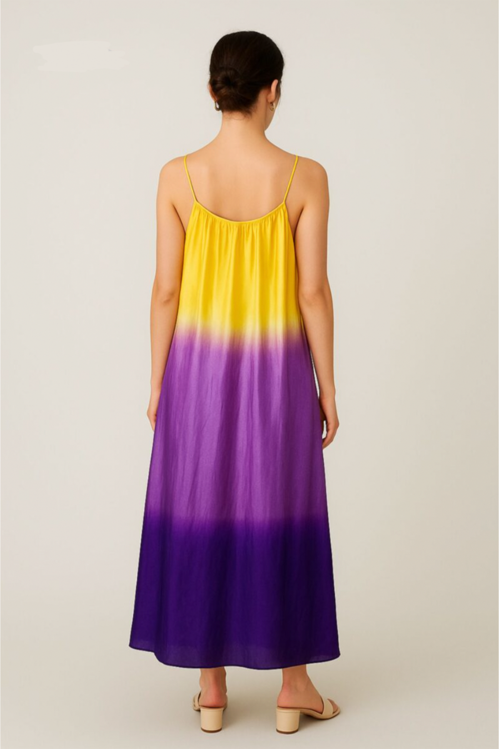 PURPLE & YELLOW OMBRE MAXI DRESS
