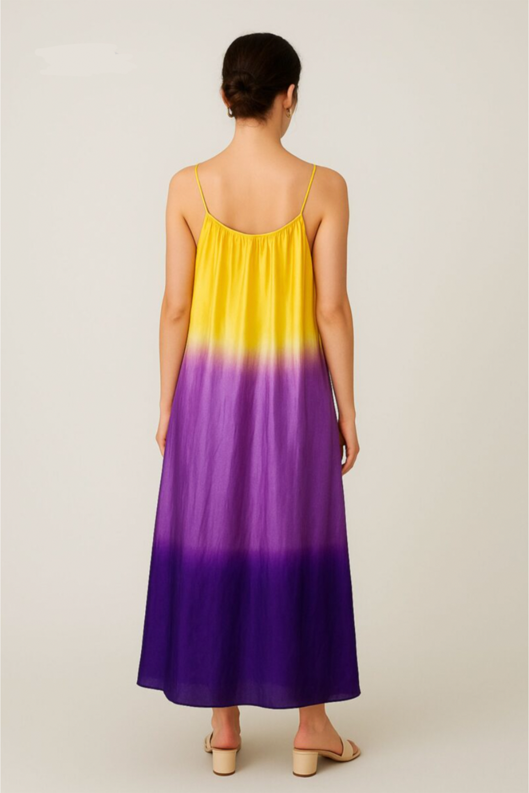 PURPLE & YELLOW OMBRE MAXI DRESS