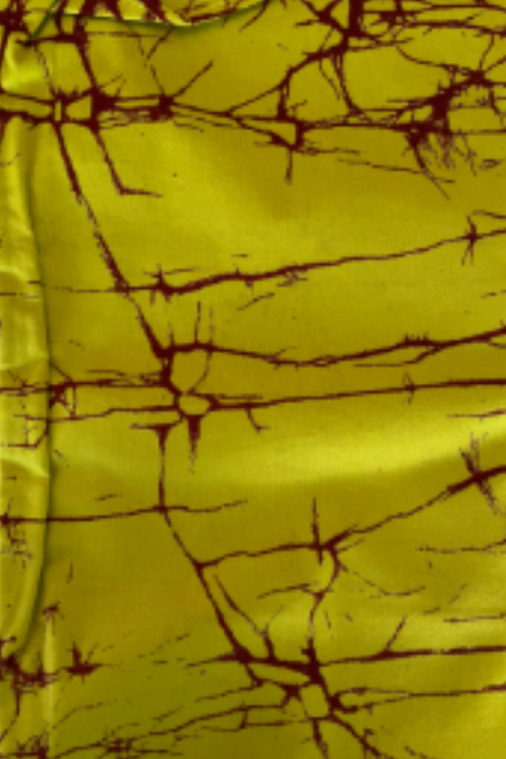 YELLOW & MAROON BATIK WRAP